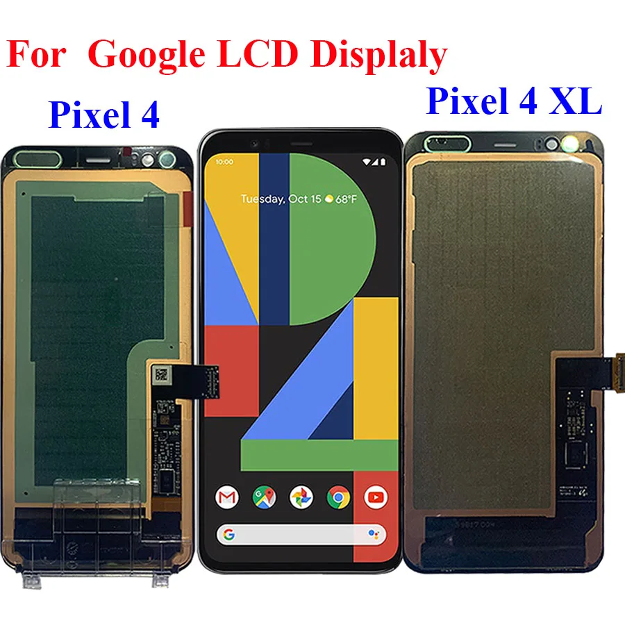 

6.3 For Google Pixel 4 XL LCD Display Touch Screen Digitizer Assembly Replacement 5.7 For Google Pixel 4 Diaplay Pixel 4XL LCD