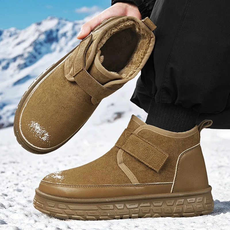 

Waterproof High Top for Travel Climbing Hiking zapatos Hombre Winter Snow Boots Running Sneakers Non Slip Casual Barefoot Shoes