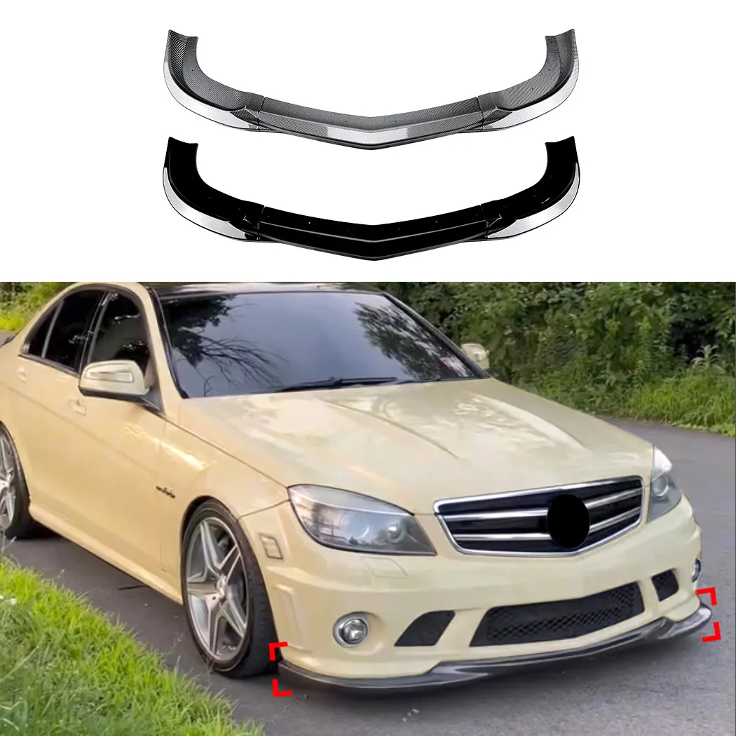 

Для автомобилей Mercedes-Benz C-Class C63 AMG W204 2007-2010: Комплект для внешнего тюнинга — передний бампер, сплиттер, диффузор, обвес