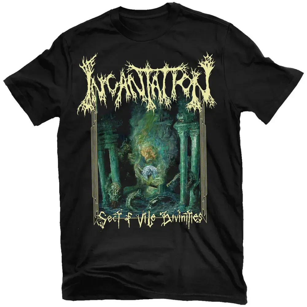 INCANTATION Sect Of Vile Divinities T-Shirt NEW! Relapse Records TS4625 Tees Y2K tops Unisex Summer Short Sleeve