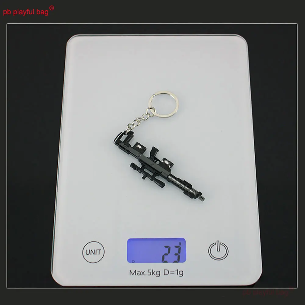 9cm Mini Stopowy Wisiorek Mała Karabinowa Karabinka Snajperskiej DSR-1 Model Pistolet Brelok Ozdoba Figurki Akcji Prezenty Kolekcje Zabawki dla Dzieci ZG420