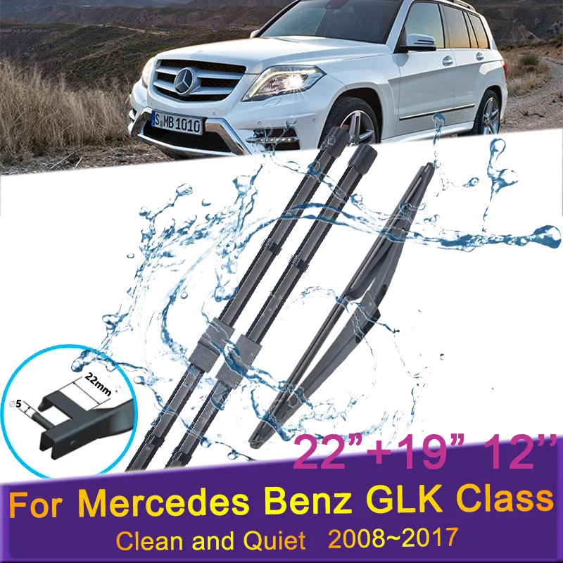 Pióro wycieraczki samochodowej do Mercedes Benz GLK Class 2008~2017 X204 280 300 350 200 220 320 CDI 4Matic Wycieraczki samochodowe Akcesoria samochodowe