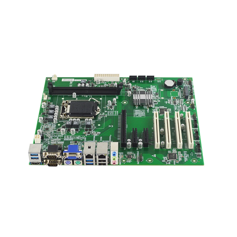 اللوحة الأم الصناعية الصغيرة ITX 17x17 سنتيمتر DDR5 4 * i226 2.5GBps LAN M.2 NVMe 6 x SATA DP HD منخفضة الطاقة