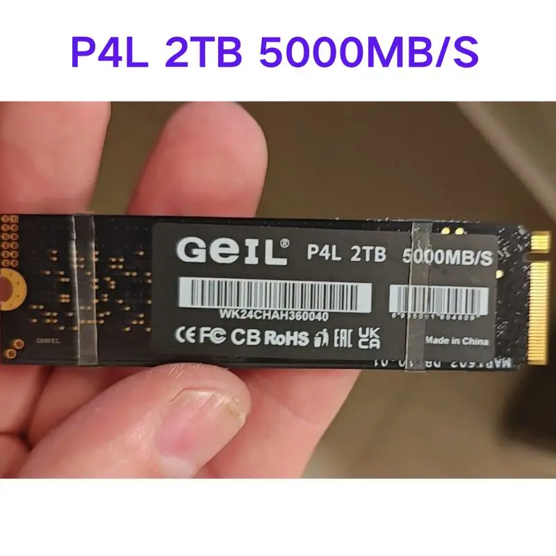 Second hand test OK P4L 2TB 5000MB/S Solid State Drive