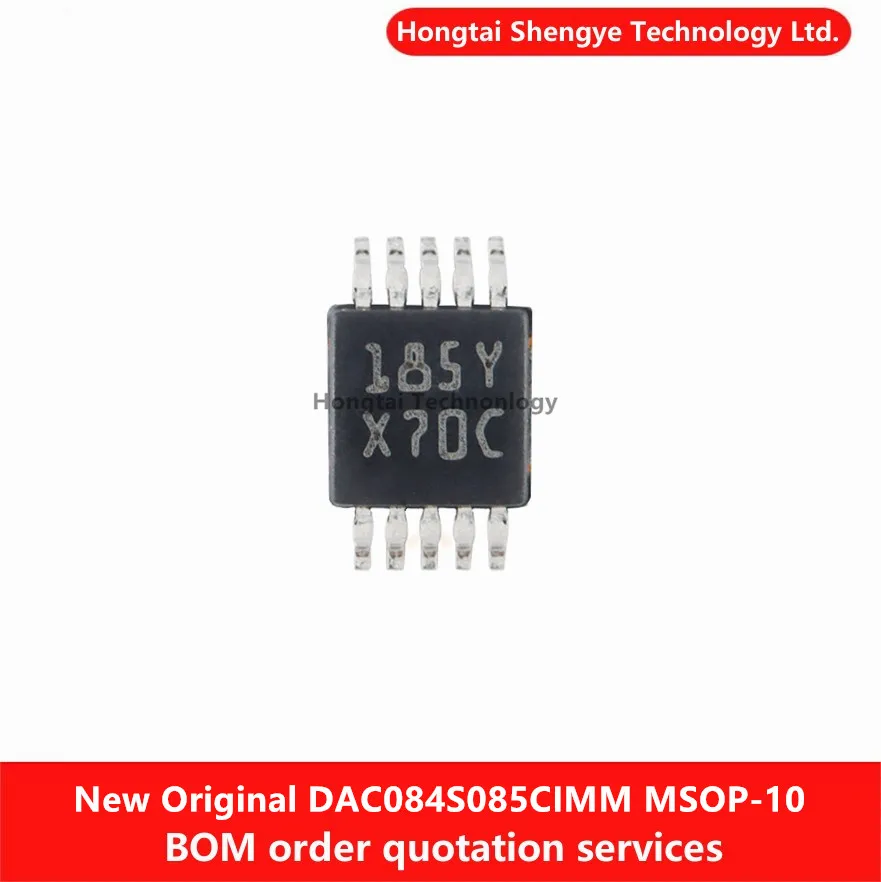 New Original Silkscreen X70C MSOP-10 DAC084S085CIMM Micro Power Converter IC Chip