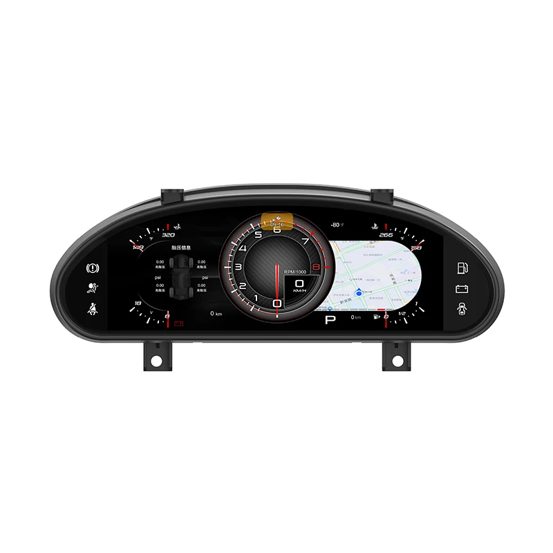 

KD Digital Instrument Cluster for Maserati Quattroporte 2004-2012, 12.3" LCD Digital Dashboard with CarPlay, Android Auto & GPS