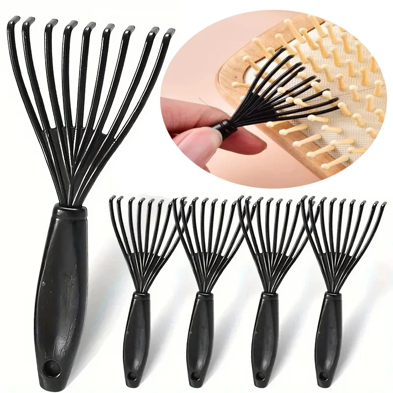 5/3/1pcs Comb Hair Brush Cleaner Plastic Handle Cleaning Brush Remover Embedded Hair Brush Cleaning Tool Comb Cleaning Supplies