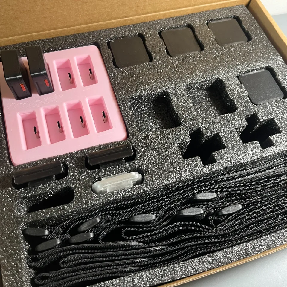 LSM6DSV SlimeVR フルボディトラッカー、800mAhバッテリー、ベース