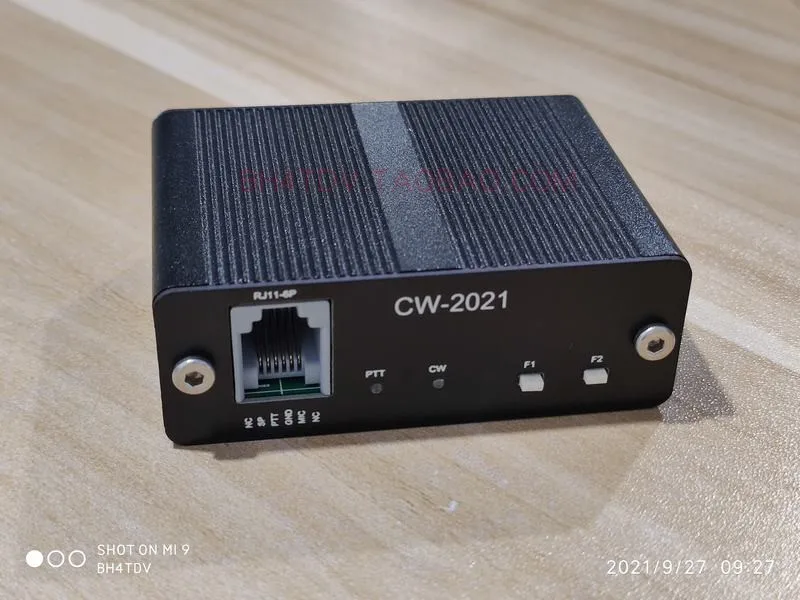 Original CW2021 Automatic Key Hand Training CW Interface Box Supports Dual Monitoring Of UV Hand Audio