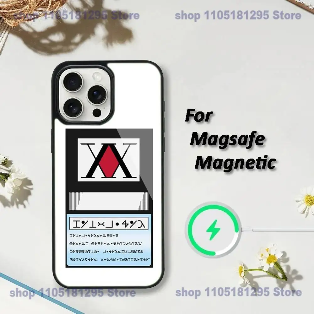 حافظة هاتف ترخيص Hxh Hunter X Hunter لهاتف iPhone 17,16,15,14,13,12,11,Plus,Pro,Max, Mini Magsafe شحن لاسلكي مغناطيسي