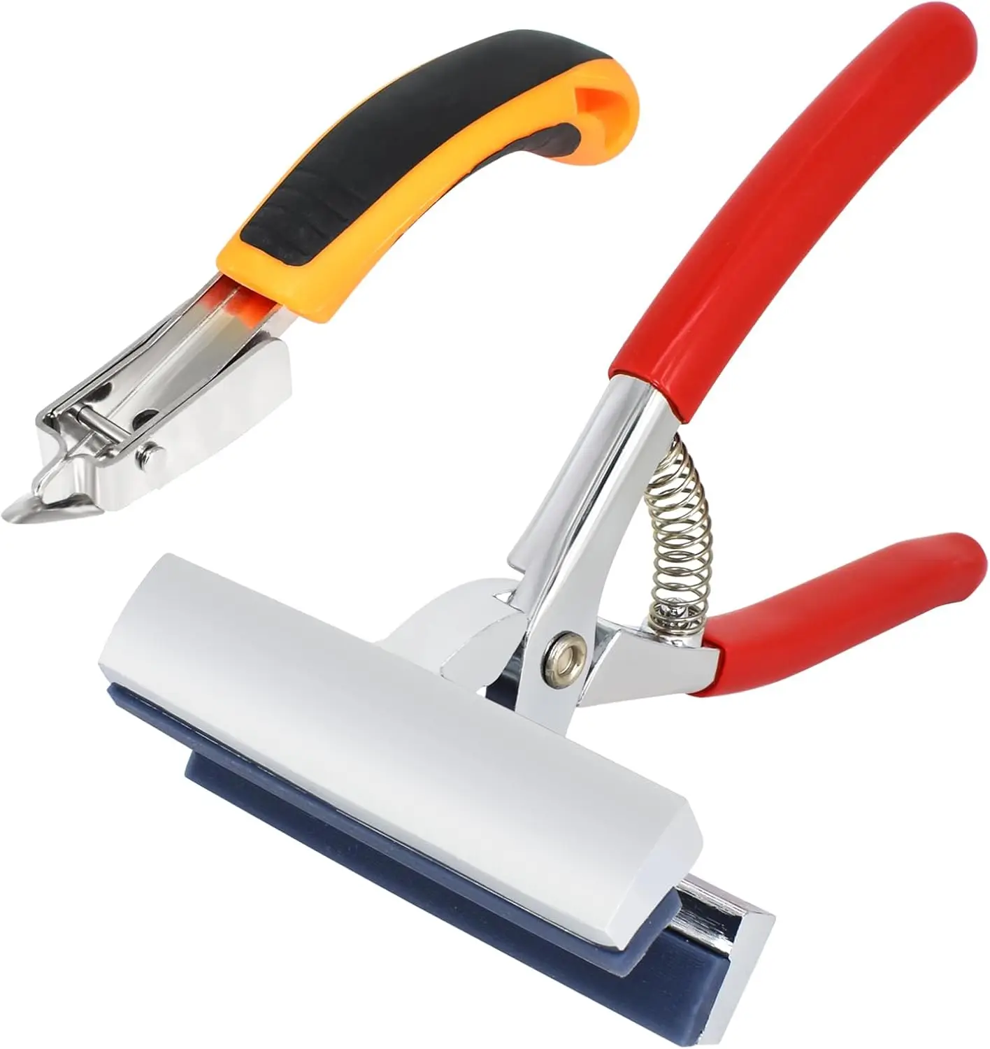 

Canvas Stretching Pliers and Staple Remover Set, Stainless Steel with Spring Return Handle 4-3/4" Wide Grip for Canvas