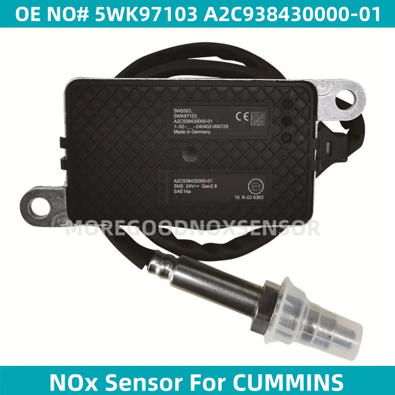 

5WK97103 5WK97103A 5WK97103B Original NEW Nitrogen Oxygen NOx Sensor For CUMMINS SUZUKI Uninox 24V