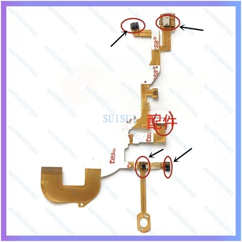 2 шт. новый основной гибкий кабель для задней панели объектива для SONY Cyber-Shot DSC-WX300 DSC-WX350 WX300 WX350