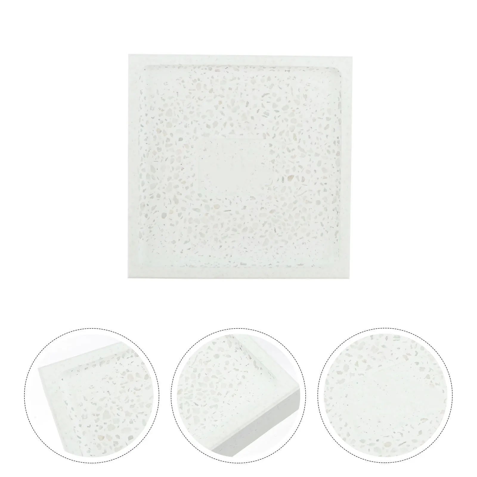 

Diatomite Soap Dish Holder Water Absorbent Quick Drying Non Slip Bathroom Decorative Soap Tray for Kitchen and Bath Use