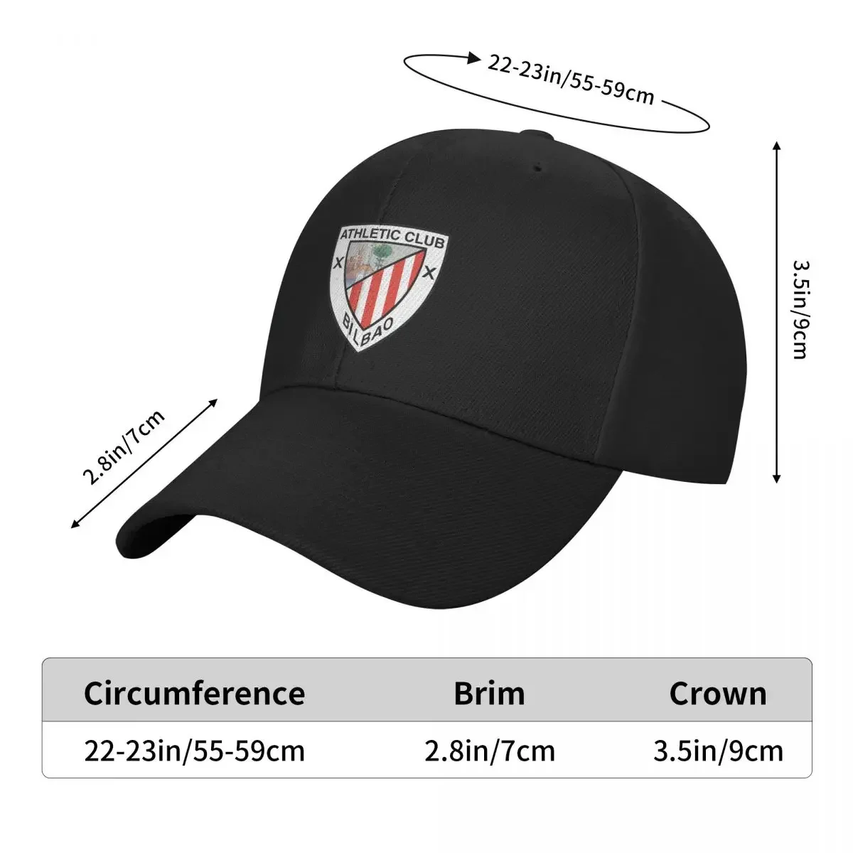 Athletic Club Bilbao Athletic-club-bilbao Baseball Cap Casquette Unisex Hip Hop Claas Adjustable Hats Snapback Cap