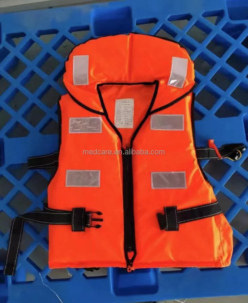 Swimming Life Jacket/Vest With 150N Buoyancy Oxford Fabric Solas-Grade Reflective For Personal Rescue