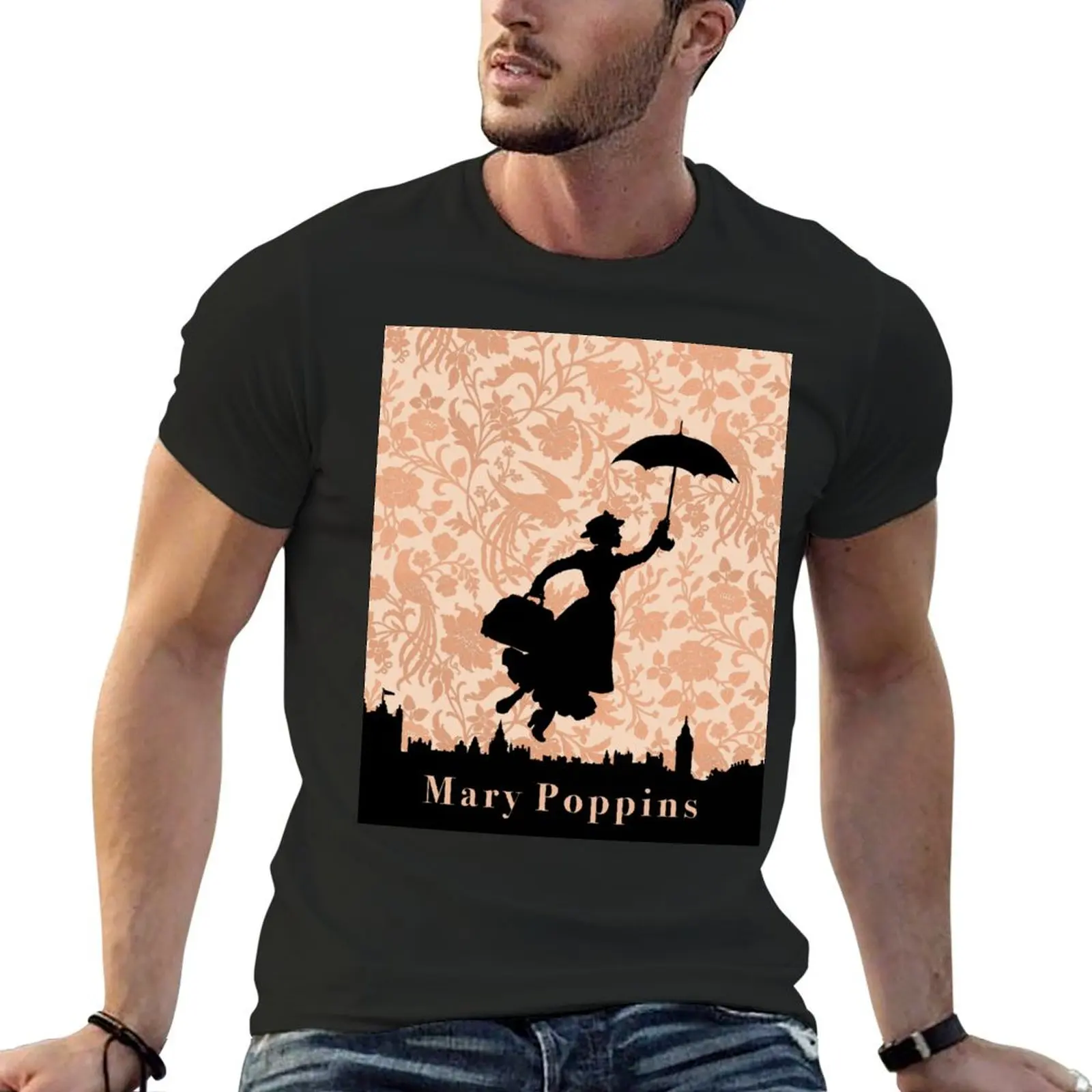 Mary Poppins T-Shirt customs custom shirt oversized graphic tee kawaii clothes luxury clothes men