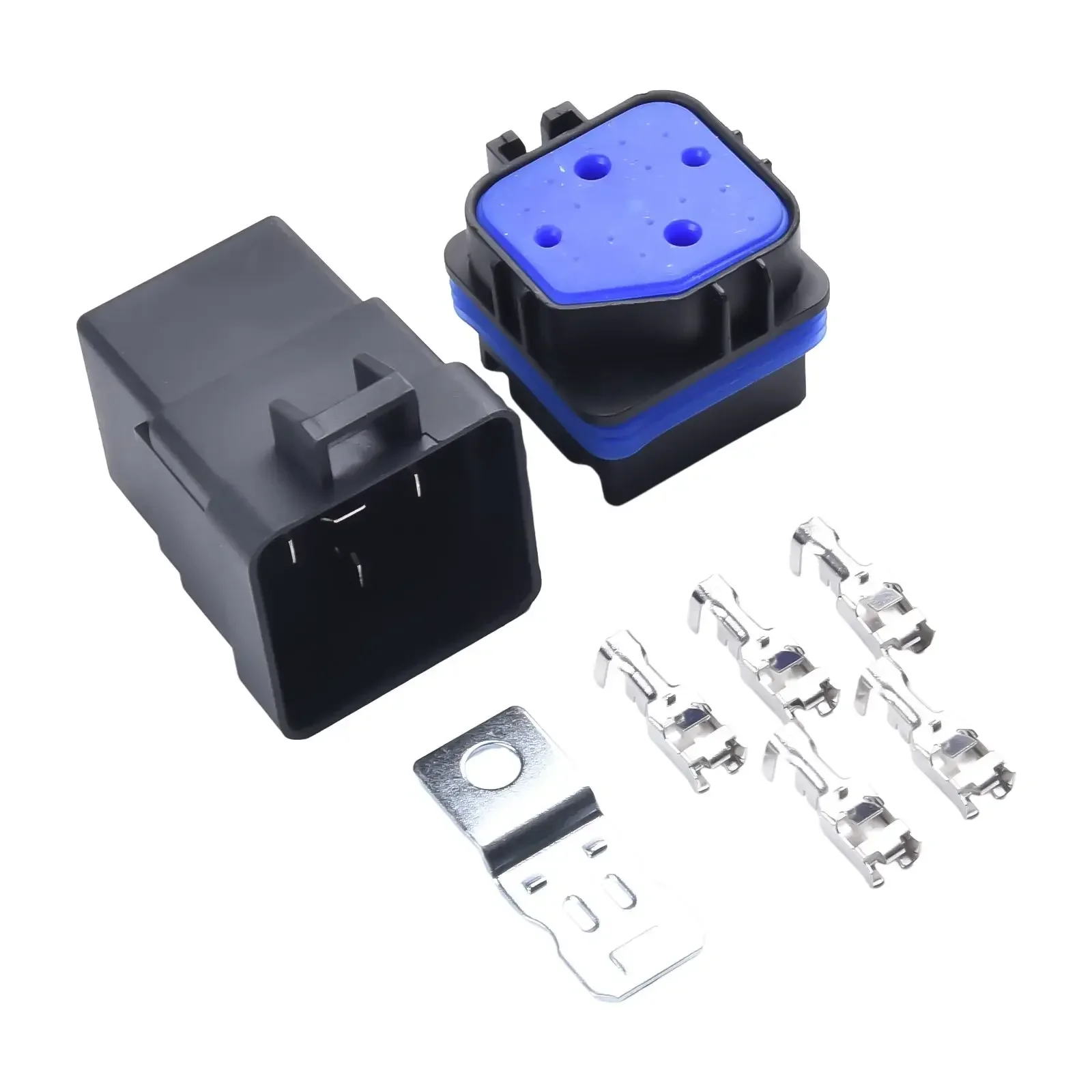 

Автомобильный внедорожник RV Boat 12V 40Amp 5Pin Водонепроницаемый герметичный встроенный комплект реле Розетка из пластика и металла Подходит для большинства автомобилей и лодок Accessor