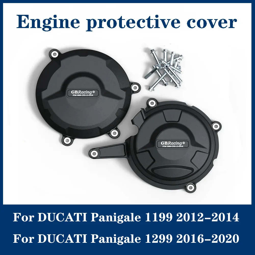 For DUCATI Panigale 1199 2012-2014 Panigale 1299 2016-2020  Motorcycles Engine Cover Protection Case for GB Racing