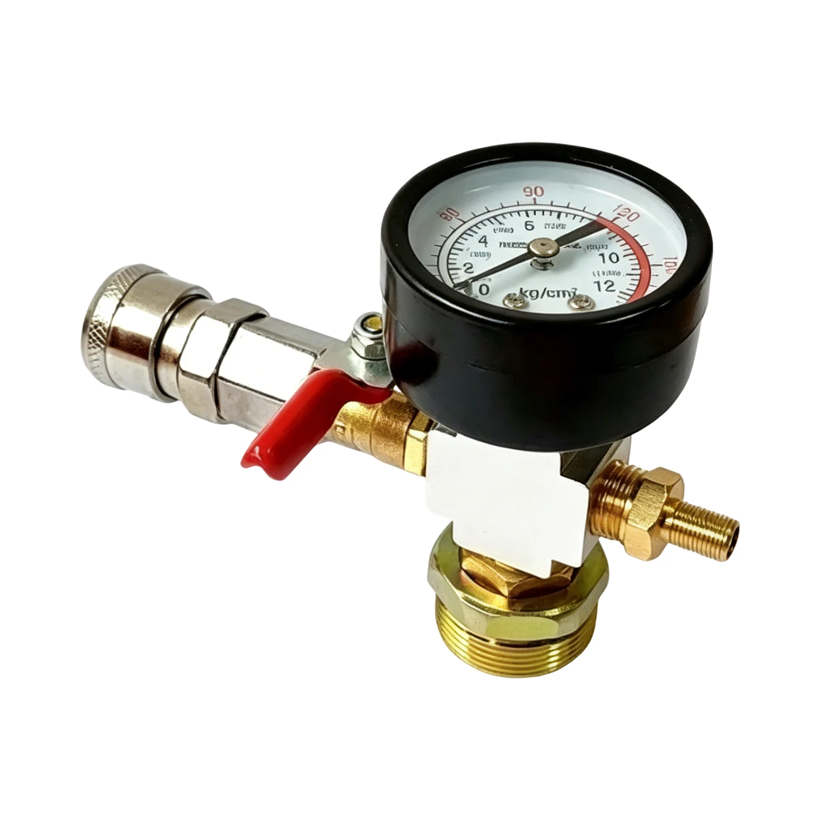 Reformed Inflatable Cylinder Adapters with Gauge Fires Extinguishers Conversion Air Cylinder for Air Blower/Pneumatic Nail Gun