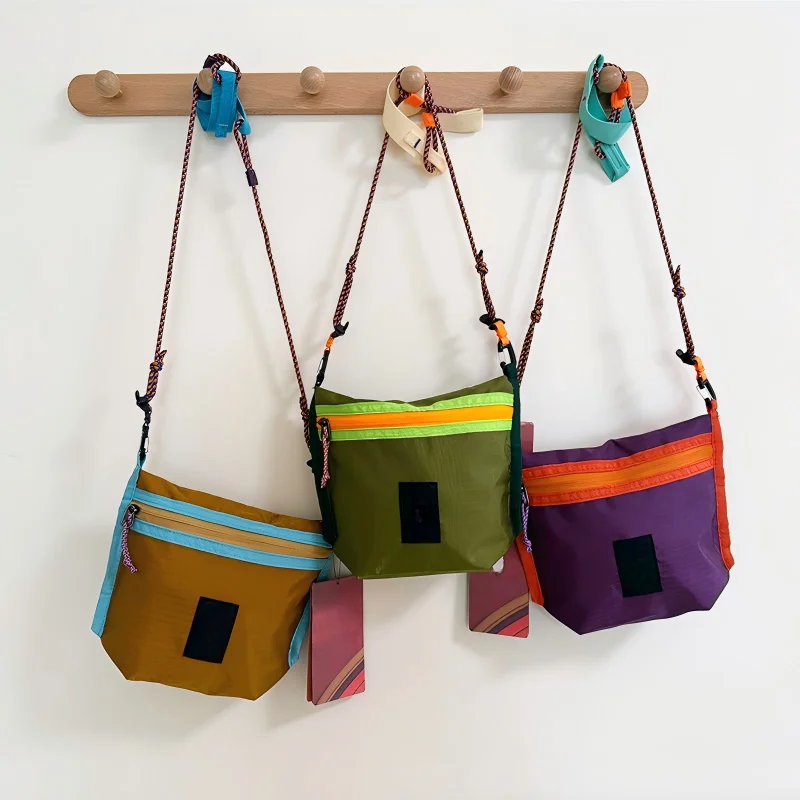 

Waterproof Oxford Fabric Shoulder Bag, Street Fashion Outdoor Sports Crossbody Phone Bag Lightweight Portable for Daily Use