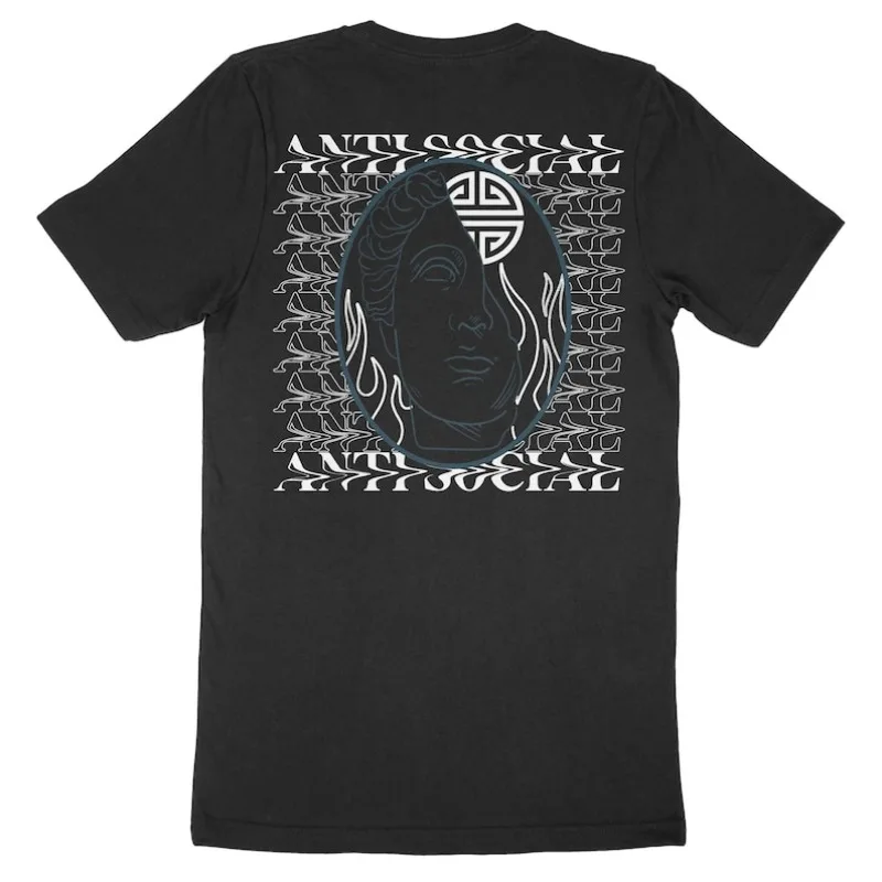 

00013284#A-Trendy Streetwear T-Shirt - Retro Graphic Tees For Men