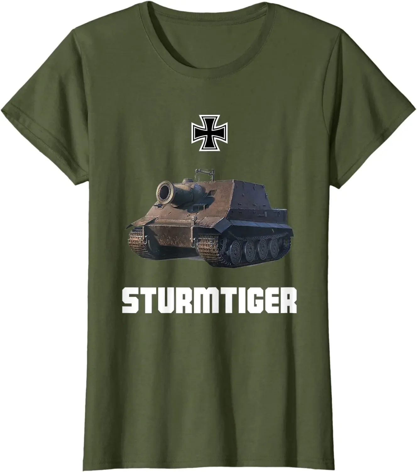 تي شيرت Sturmtiger German Heavy Tank من الحرب العالمية الثانية Thunderstorms Tiger Panzer. الصيف القطن قصير الأكمام س الرقبة رجل تي شيرت جديد S-3XL