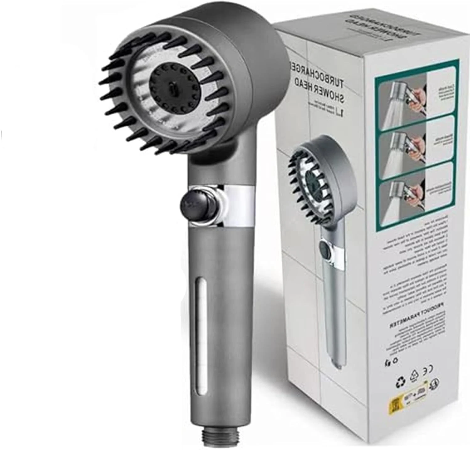 New ion drop bathroom handheld  drop faucet with  tap for shower head  filter for shower, turbocharger with multiple spray modes