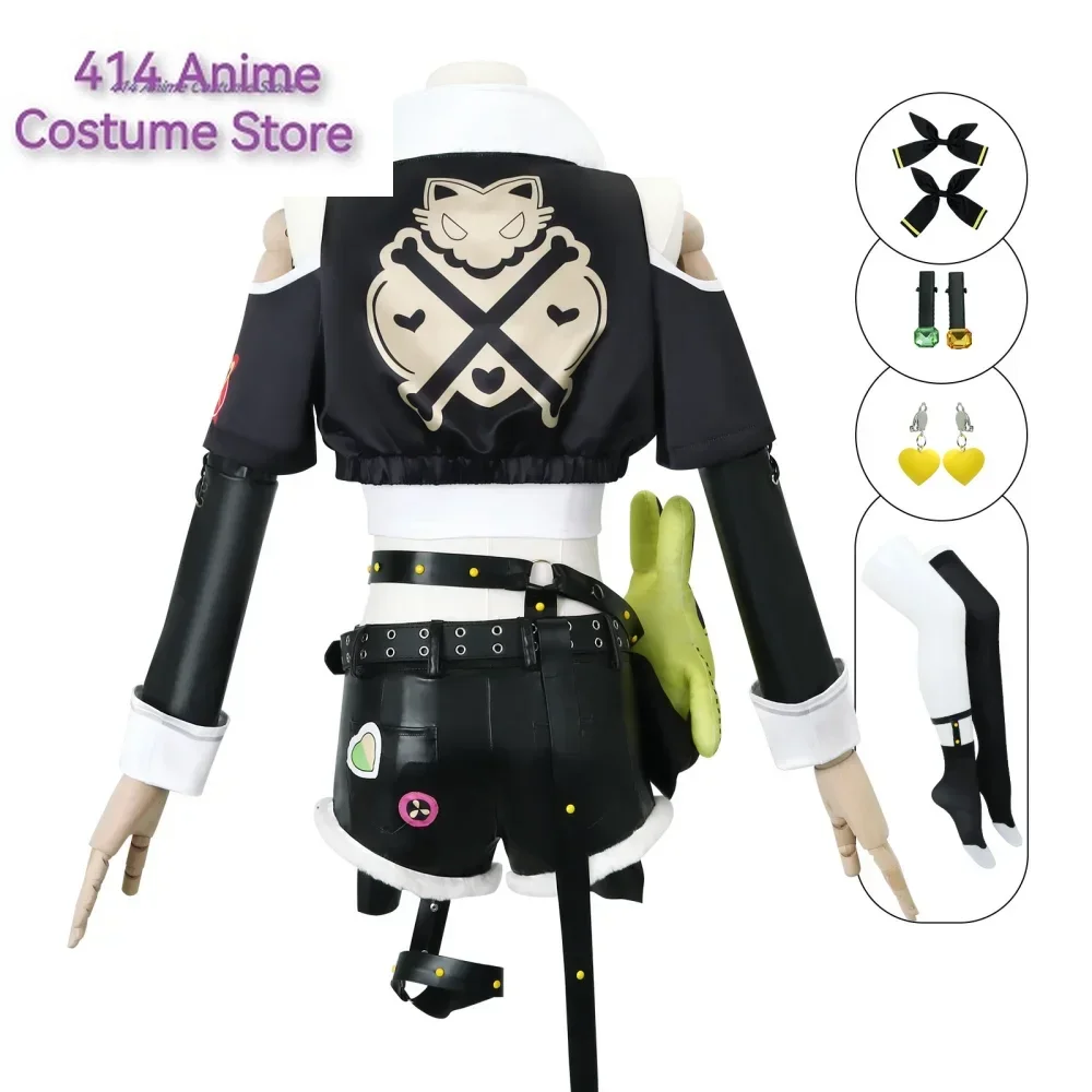 Nicole Demara Cosplay Costume Zenless Zone Zero Nicole Demara Cos Women Outfit Zzz Nicole Demara Cos Wig Halloween Costumes