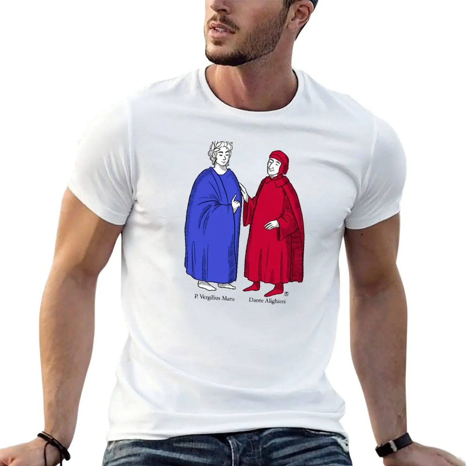 

Vergil and Dante (colors) T-Shirt t shirt personalised funny t shirts man T-Shirt