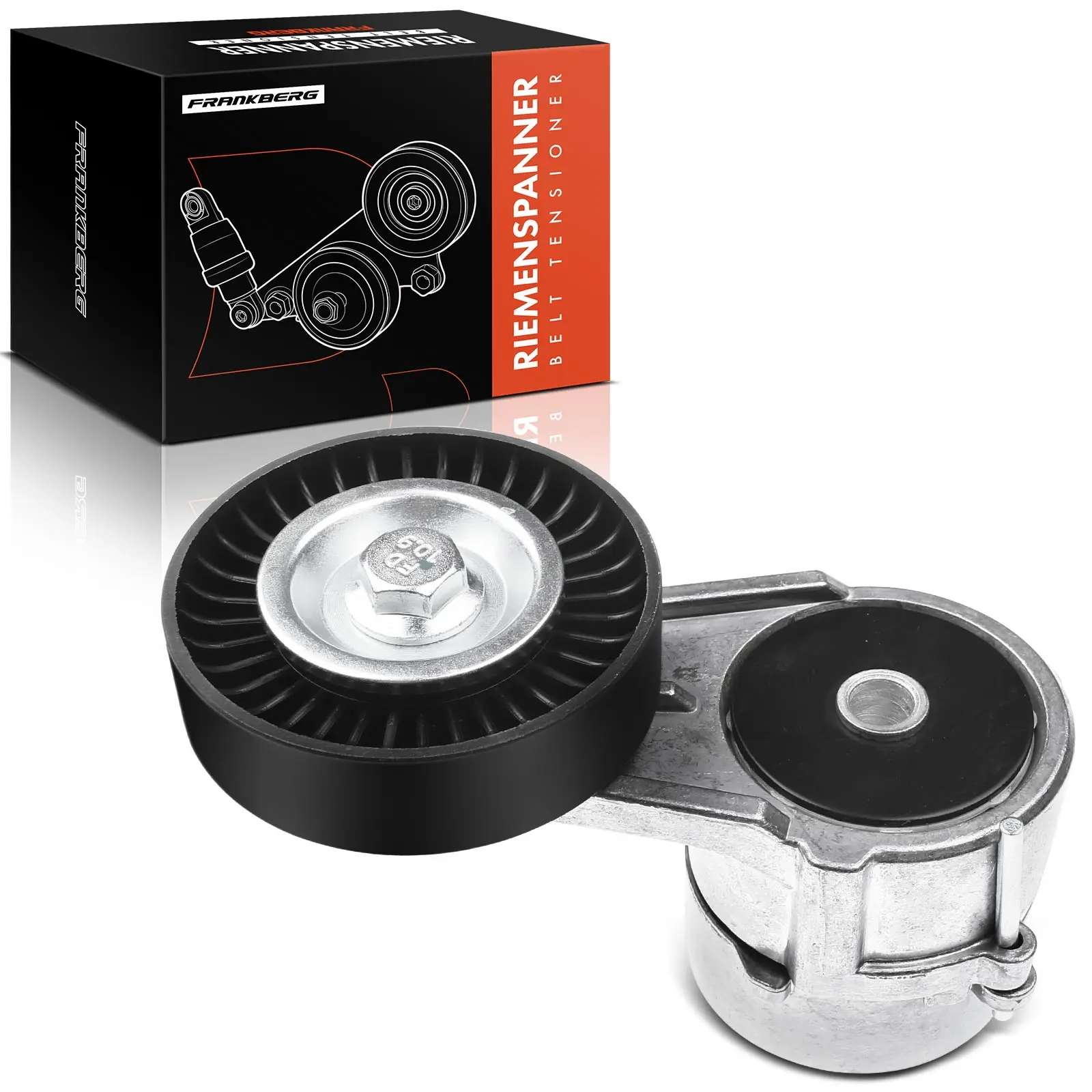 Frankberg 1x Spanrol Riemspanner voor Opel Astra G H Corsa C 1.4L-1.8L 73500717 90571758 1340555VKM35012 03.539T38212