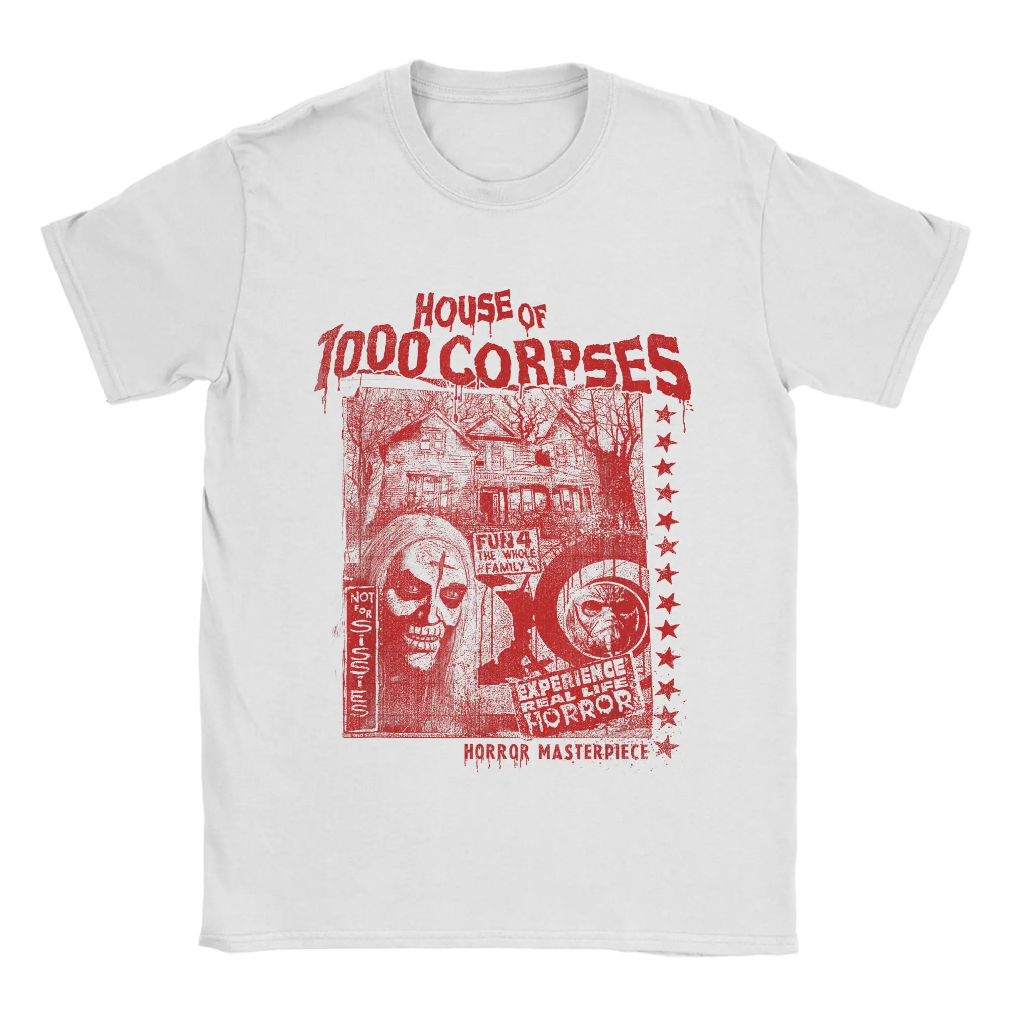 

House of 1000 Corpses T-Shirt for Men Amazing Cotton Tees Round Collar Short Sleeve T Shirts Gift Idea Clothing