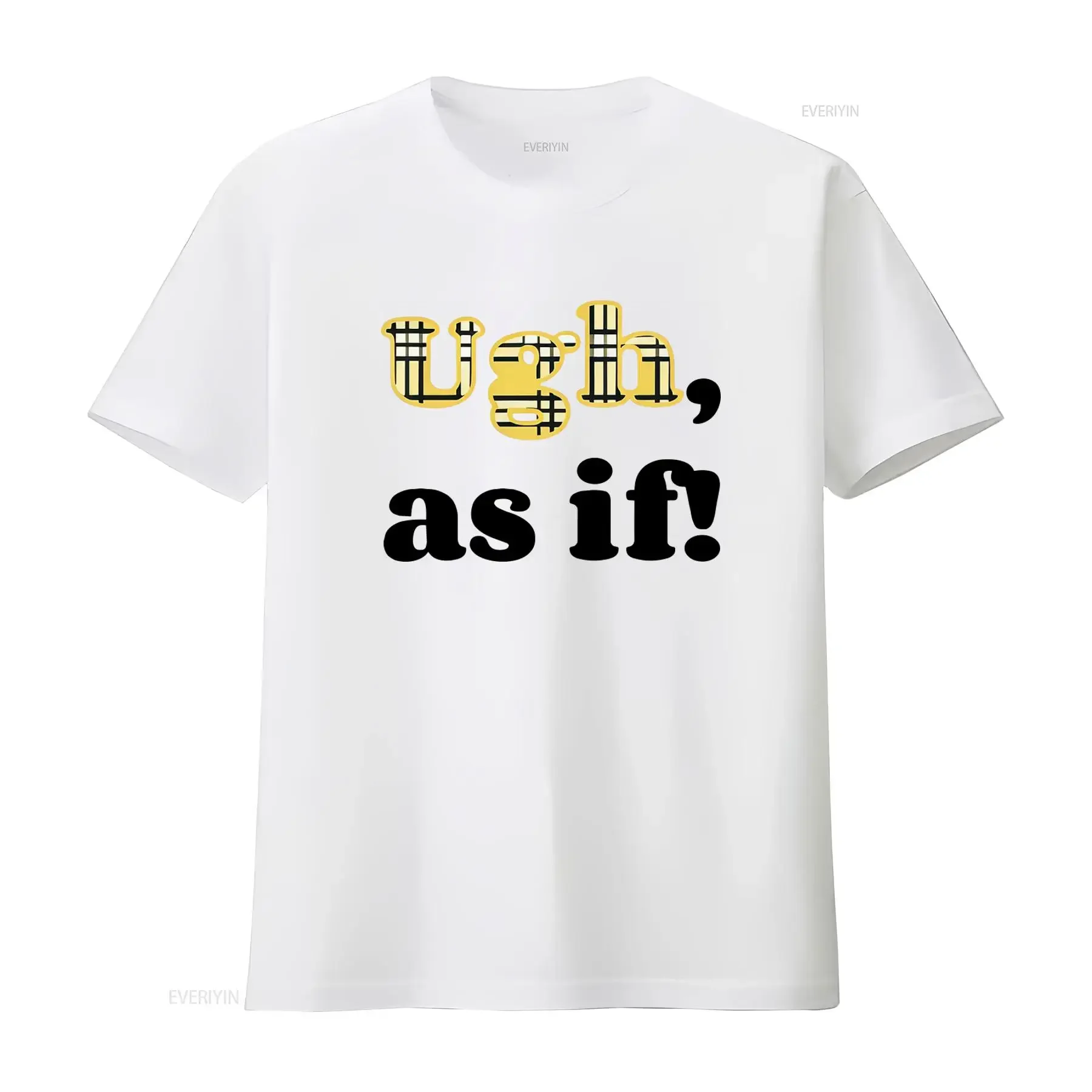 Camiseta Ugh as If Clueless, película de los 90, cultura pop clásica, Cher Dionne, diseño retro, estilo vintage, cómoda y lavada