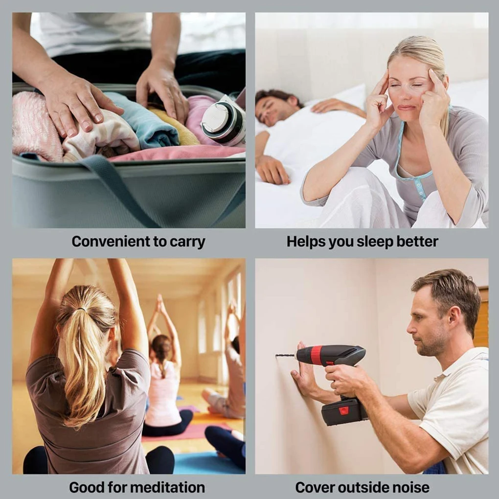 White Noise Machine Baby Sleep Soother Sound Player Night Light Auto-off Timer White Noise Player