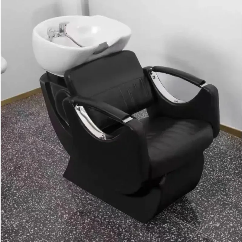 Barber Shop Sitting Shampoo Chair Japanese Home Hairdressing Bed Shampoo Bed Hair Salon