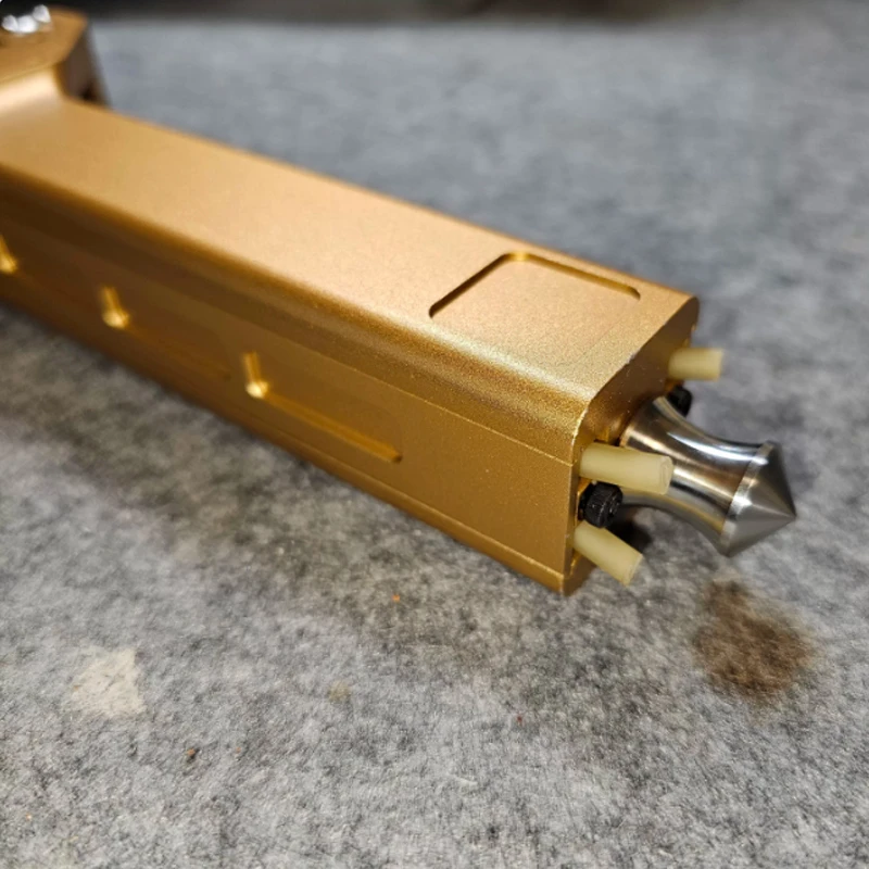 Outdoor Portable EDC High-precision Aluminum Alloy Automatic Loading Rapid Fire Launch Toy Camping and Hunting Tool