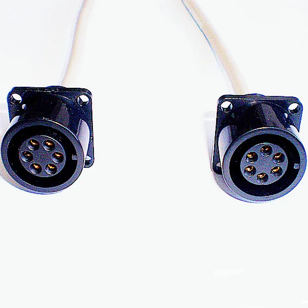 Compatibele MTS0180 6-PIN 0.8M ECG-kabel met data-aansluiting voor IBP-versterker