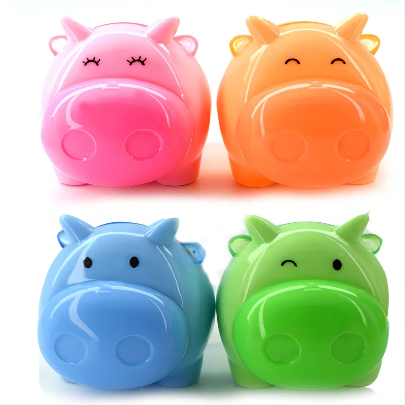 Mini Cute Cartoon Pig Pencil Sharpener School Student Stationery Kids Gift Hot High Quality Steel Blade, Sharp And Efficient