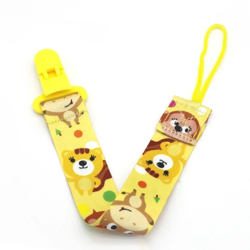 1PC New Baby Stroller Accessories Anti-Drop Hanger Belt Holder Toys Stroller Strap Fixed Print Pacifier Chain for Child