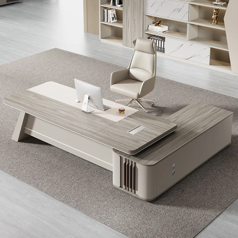 Luxury Minimalist Office Desk Special Modern Boss Combination Office Desk Atmosphere Manager Office Furniture Skrivbordet XYOD