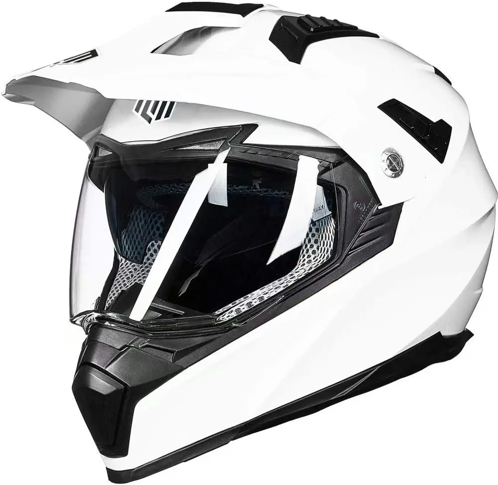 

Off Road Motorcycle Dual Sport Helmet Full Face Sun Visor Dirt Bike ATV Motocross Casco DOT Certified Model 606V