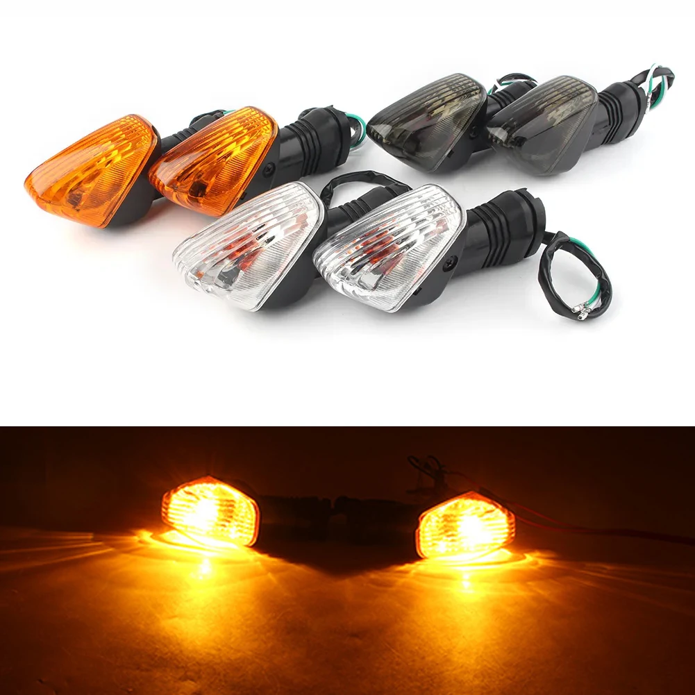 Motorcycle Front Turn Signal Indicator Light For KAWASAKI Z750S ZX-6R ZX-6RR ZX-10R KLE 500/650 VERSYS KLR650 ZX6R ZX10R