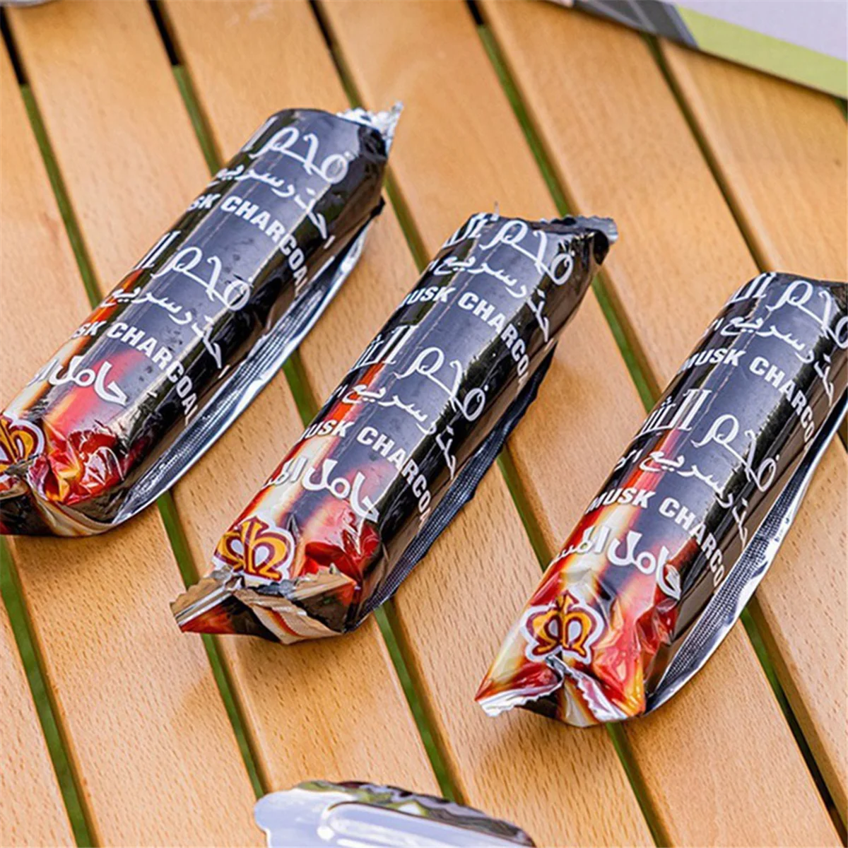 أدوات الشواء A71P عصا الخيزران الطبيعي فحم سريع الحرق مناسب لجميع أنواع أدوات الشواء للولائم