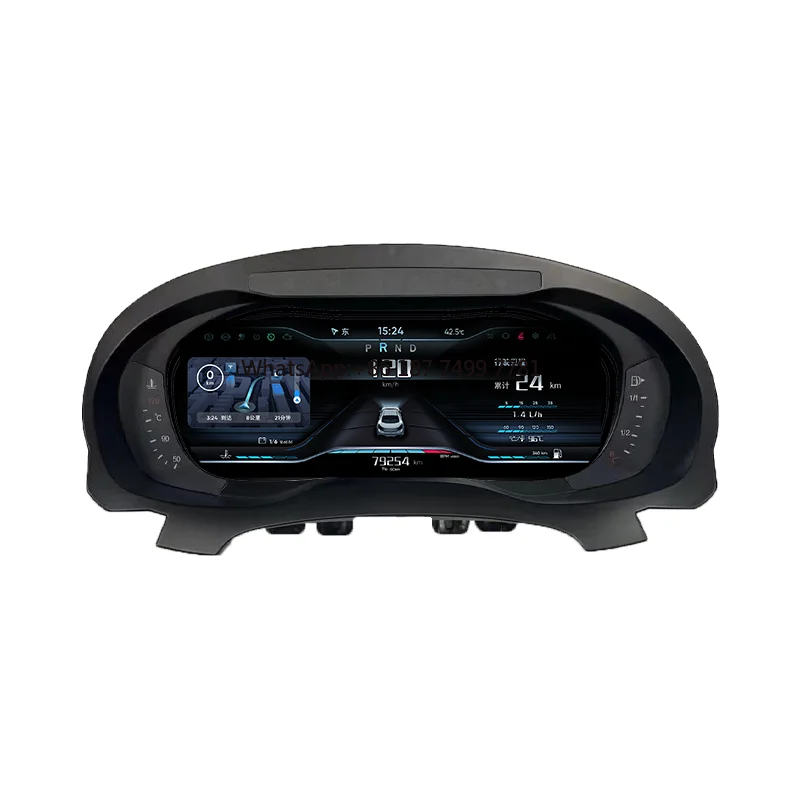 

LCD Speedometer Digital Dashboard for .. .6 6R GTI 2010-2012 Panel Virtual Instrument Cluster CockPit