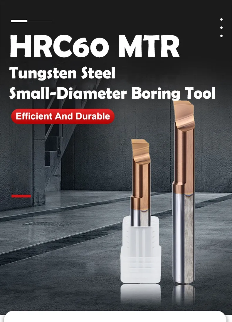 SHAZAM MTR Bohrwerkzeuge mit kleinem Durchmesser, Wolframstahl-Hartmetall, CNC-Maschine, seismisch widerstandsfähiges Innenbohr- und Drehwerkzeug – Detail 1