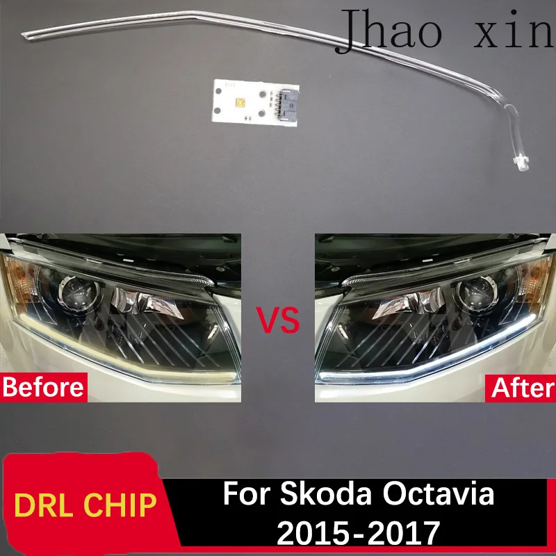 

For Skoda Octavia 2015-2017 Angel Eye White Light Ballast Light Source Module Circuit Board Car Daytime Light DRL CHIP Lamp Tube