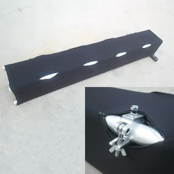 Black/White F34 Square Truss Sleeve Sock Cover For 290x290mm Aluminum Truss With Small Ziplock And Inflaming Retarding