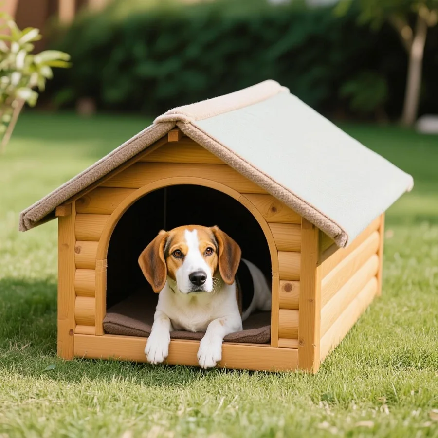 ¿Cuál es el mejor material para una casa para perro de exterior?