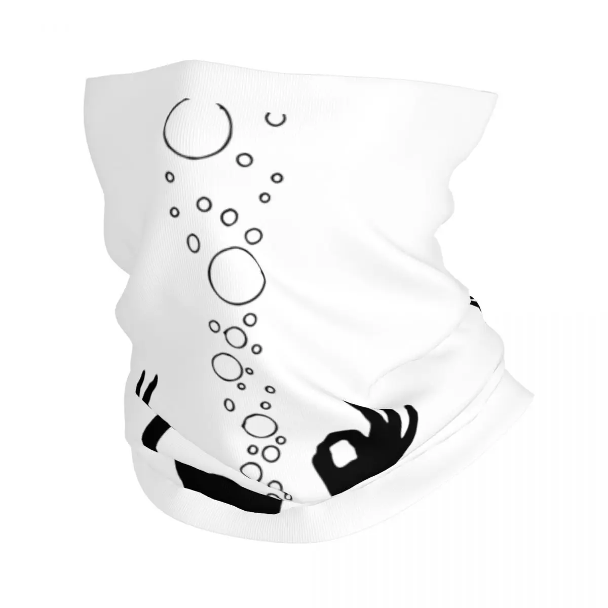 Ok Diver Dive Scuba Diving Bandana Neck Gaiter Printed Balaclavas Magic Scarf Cycling Outdoor Sports Unisex Adult All Season