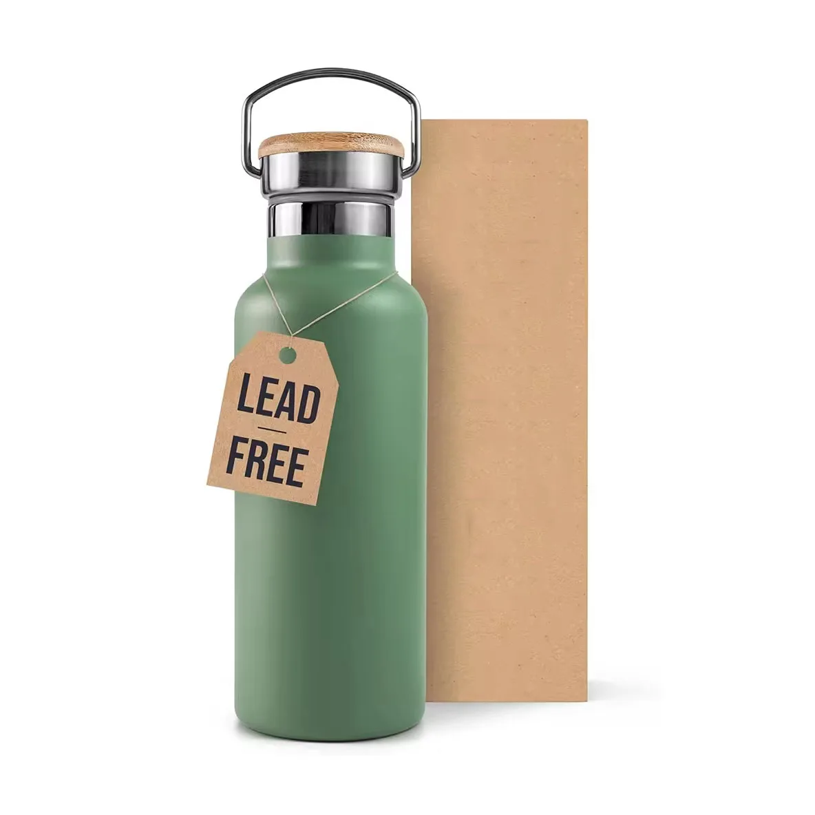 Custom Matte Stainless Steel Insulated Bottle Personalized Double-Wall Vacuum Flask  Keep Hot Cold Water Bottle Office Drinkware